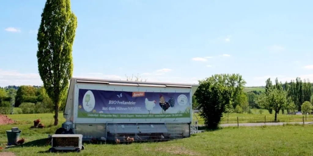 Biohotel Lindengut Hühnermobil